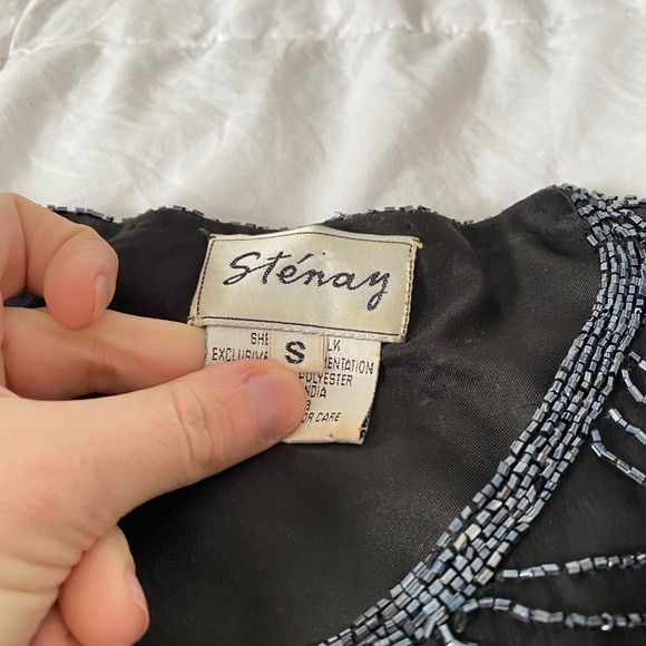 vintage Sténay beaded sweater - Picture 4 of 5